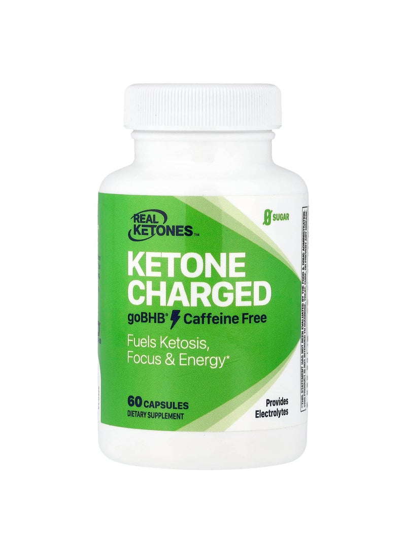 Ketone Charged, goBHB®, Caffeine Free , 60 Capsules